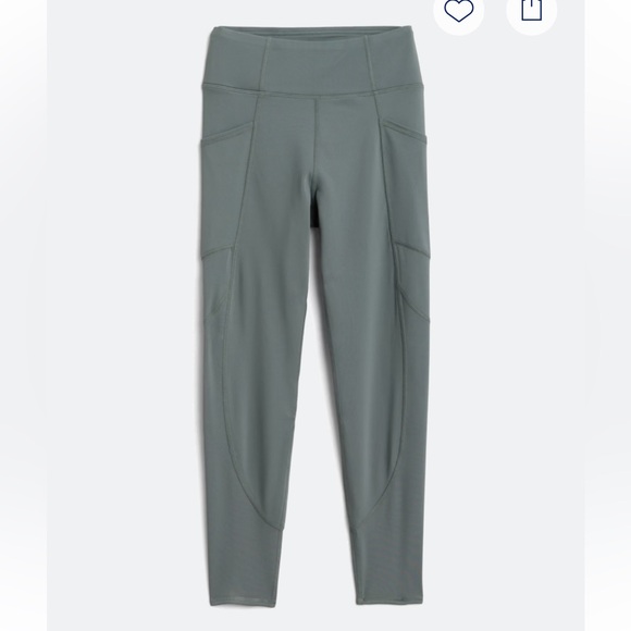Threads 4 Thought Pants - THREADS 4 THOUGHT Rita Core Performance Green/Blue Leggings - Size L